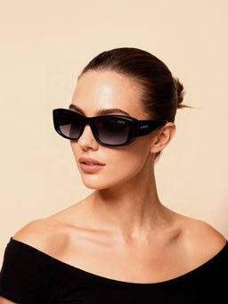 IDEE - Grey Rectangle 100% Uv Protected Sunglasses For Women Size 57