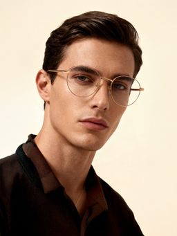 Police - Eyewear For Men With Gold Alloy Frame (Size 51)