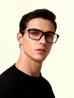 Police - Eyewear For Men With Black Acetate Frame (Size 54)