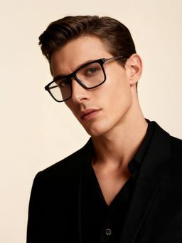 Police - Eyewear For Men With Black Acetate Frame (Size 54)