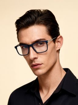 Police - Eyewear For Men With Blue Acetate Frame (Size 54)