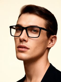 Police - Eyewear For Men With Black Acetate Frame (Size 55)