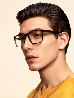 Police - Eyewear For Men With Havana Acetate Frame (Size 55)