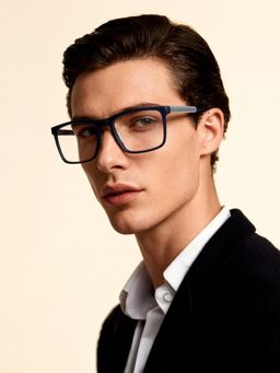 Police - Eyewear For Men With Blue Acetate Frame (Size 55)