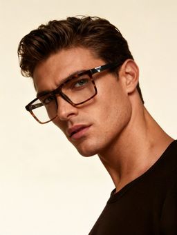 Police - Eyewear For Men With Havana Acetate Frame (Size 55)