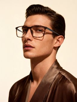 Police - Eyewear For Men With Havana Polycarbonate Frame (Size 55)