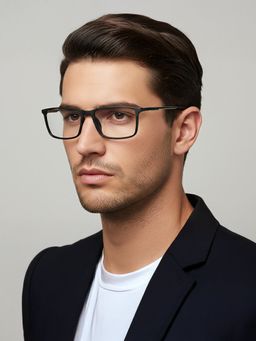 Police - Eyewear For Men With Black Polycarbonate Frame (Size 55)