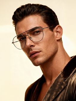 Police - Eyewear For Men With Grey Alloy Frame (Size 54)