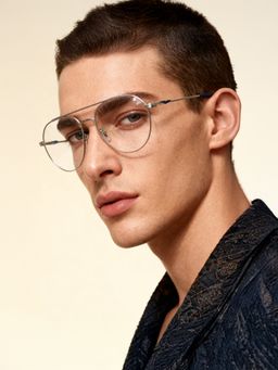 Police - Eyewear For Men With Silver Alloy Frame (Size 54)