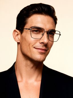 Police - Eyewear For Men With Grey Alloy Frame (Size 54)