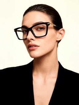 Police - Eyewear For Women With Black Acetate Frame (Size 55)