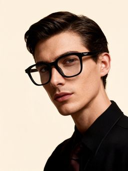 Police - Eyewear For Unisex With Black Acetate Frame Size 49