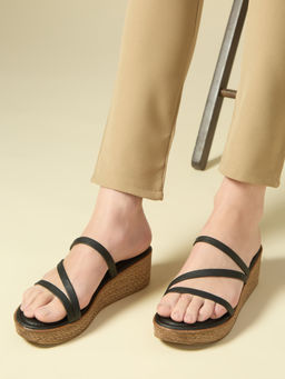 Inc.5 - Women Black Party Solid Wedges