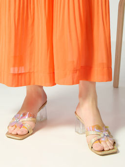 Inc.5 - Women Multi-Color Party Solid Block Heels