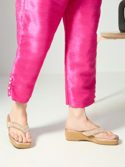 Inc.5 - Women Rose Gold Casual Embellished Heels