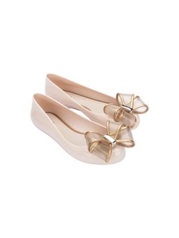 Melissa - Sweet Love Vi Ad Beige Gold Solid Ballerinas
