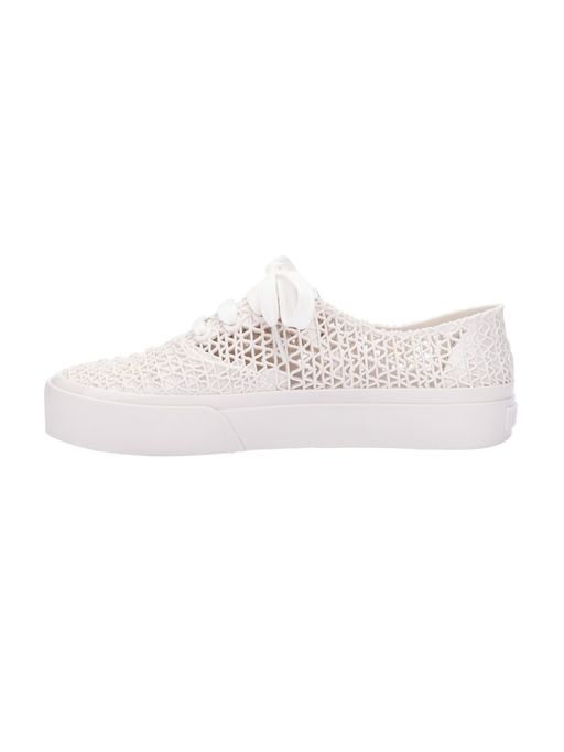 Buy Melissa Campana Papel White Solid Sneakers Online