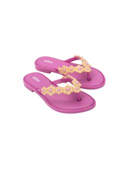 Melissa - Spring Ad Lilac Yellow and Lavender Solid Flats