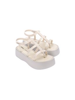 Melissa - Caribe High Platform Beige Beige Solid Heels
