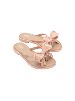 Melissa - Slim Iv Ad Beige Solid Flats