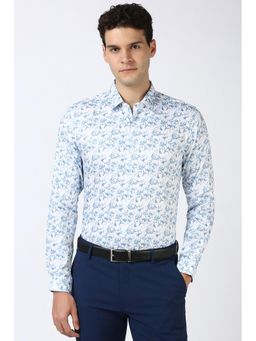 Peter England - Men Blue Slim Fit Formal Shirt