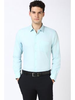 Peter England - Men Blue Slim Fit Formal Shirt