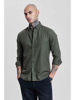 Snitch - Grey Slim Fit Shirt