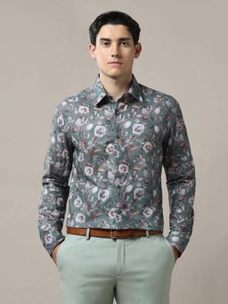 Arrow - Men's Floral Printed Cotton 1851 Shirt