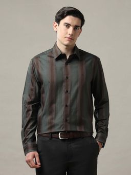 Arrow - Men's Vertical Striped Cotton 1851 Shirt