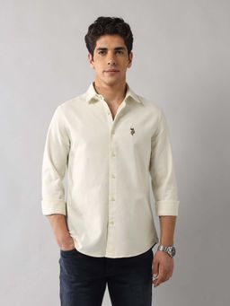 U.S. Polo Assn. Denim Co. - Men's Regular Fit Solid Shirt