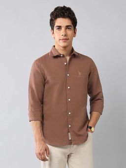 U.S. Polo Assn. Denim Co. - Men's Solid Regular Fit Shirt