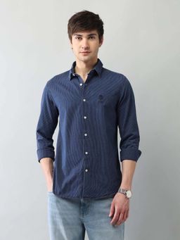 U.S. Polo Assn. Denim Co. - Men's Pinstriped Regular Fit Poplin Shirt