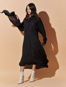 TheRealB - Georgette A-line Dress