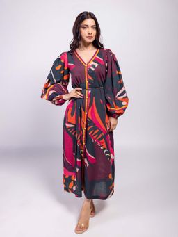 Poppi - Zara Printed Midi Dress