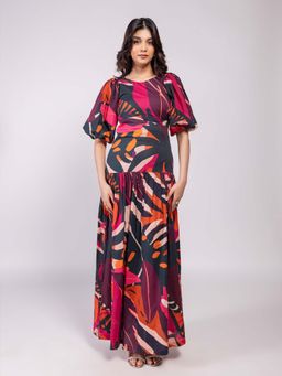 Poppi - Zara Printed Maxi Dress