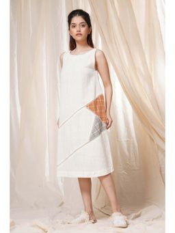 Thread Game - Off White Khadi Midi Dress