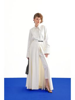 Notebook - Women Ivory Helena Top with Skirt Co-Ord's