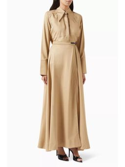 Notebook - Women Beige Helena Top with Skirt Co-Ord's