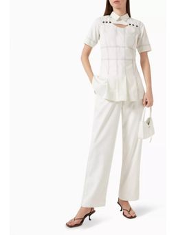 Notebook - Women Ivory Isla Top with Pant Co-Ord's