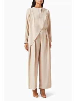 Notebook - Women Beige Imani Top with Pant Co-Ord's