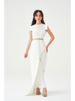 Notebook - Women Ivory Rose Top with Pant Co-Ord's