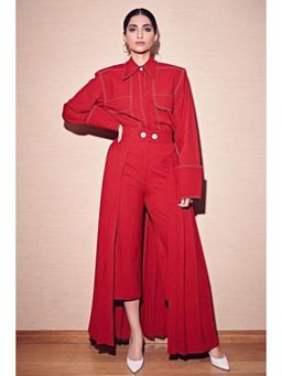 Notebook - Women Red Xela Top with Pant