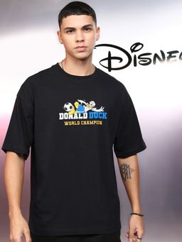 HIGHLANDER - Men Donal Duck Round Neck Oversized Drop Shoulder Tshirt