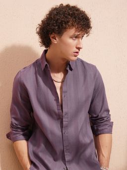 HIGHLANDER - Men Slim Fit Striped Casual Shirt