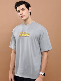 HIGHLANDER - Unisex Typography Printed Drop-Shoulder Oversized T-shirt