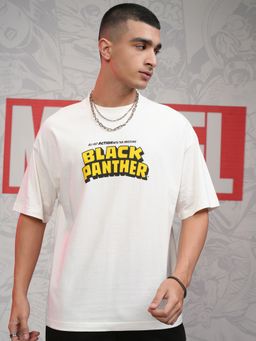 HIGHLANDER - Marvel Panther Men Round Neck Drop Shoulder Oversized Tshirt