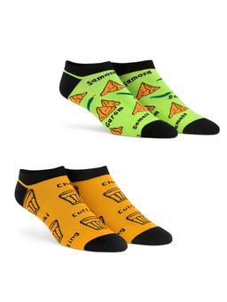 Dynamocks - Men and Women Ankle Length Socks Multi-Color