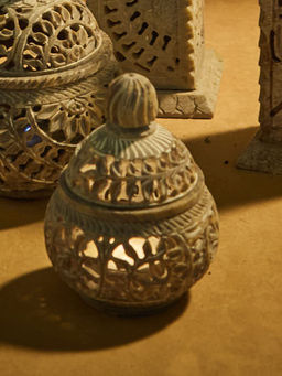 Maatir - Carved Stone Jar