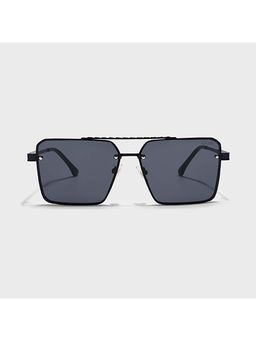 IDOR - Premium Metal Black Lens Square Uv Protection Sunglass for Unisex-58416-C1 (60)