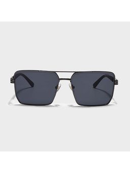 IDOR - Premium Metal Black Lens Square Uv Protection Sunglass for Unisex-58429-C1 (61)